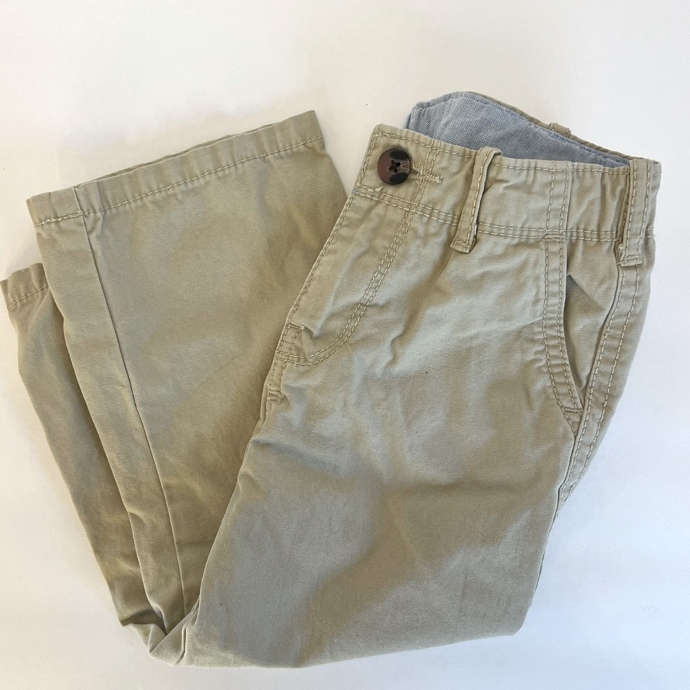Carters Boys Adjustable Waist Khaki Pants in Excellent Condition